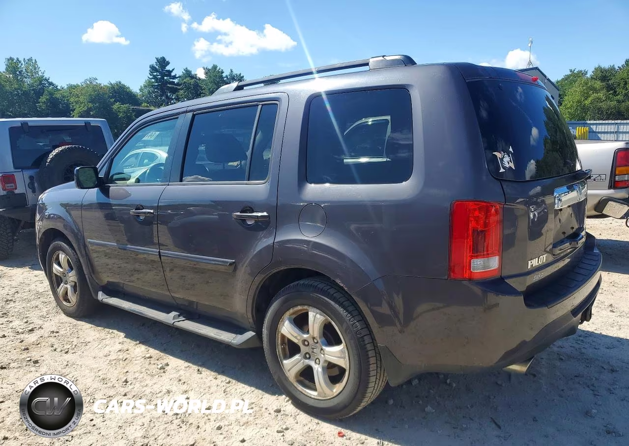 2013 Honda Pilot Exl VIN:5FNYF4H6XDB061820 - 2