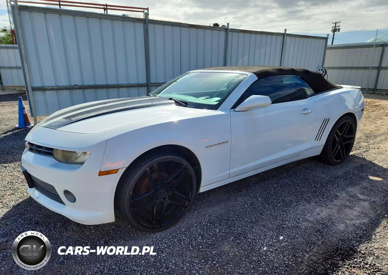 2015 Chevrolet Camaro Lt VIN:2G1FD3D35F9103460 - 1