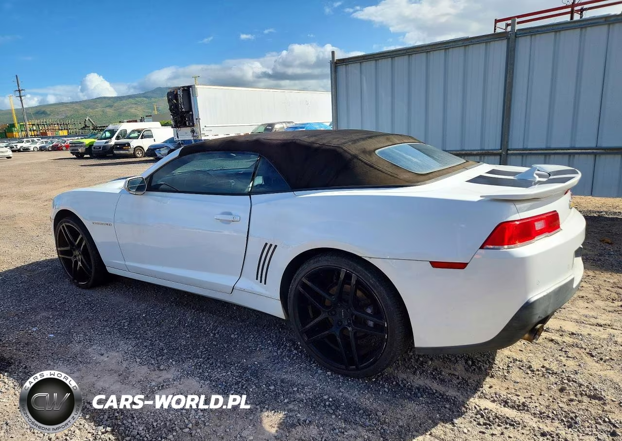 2015 Chevrolet Camaro Lt VIN:2G1FD3D35F9103460 - 2