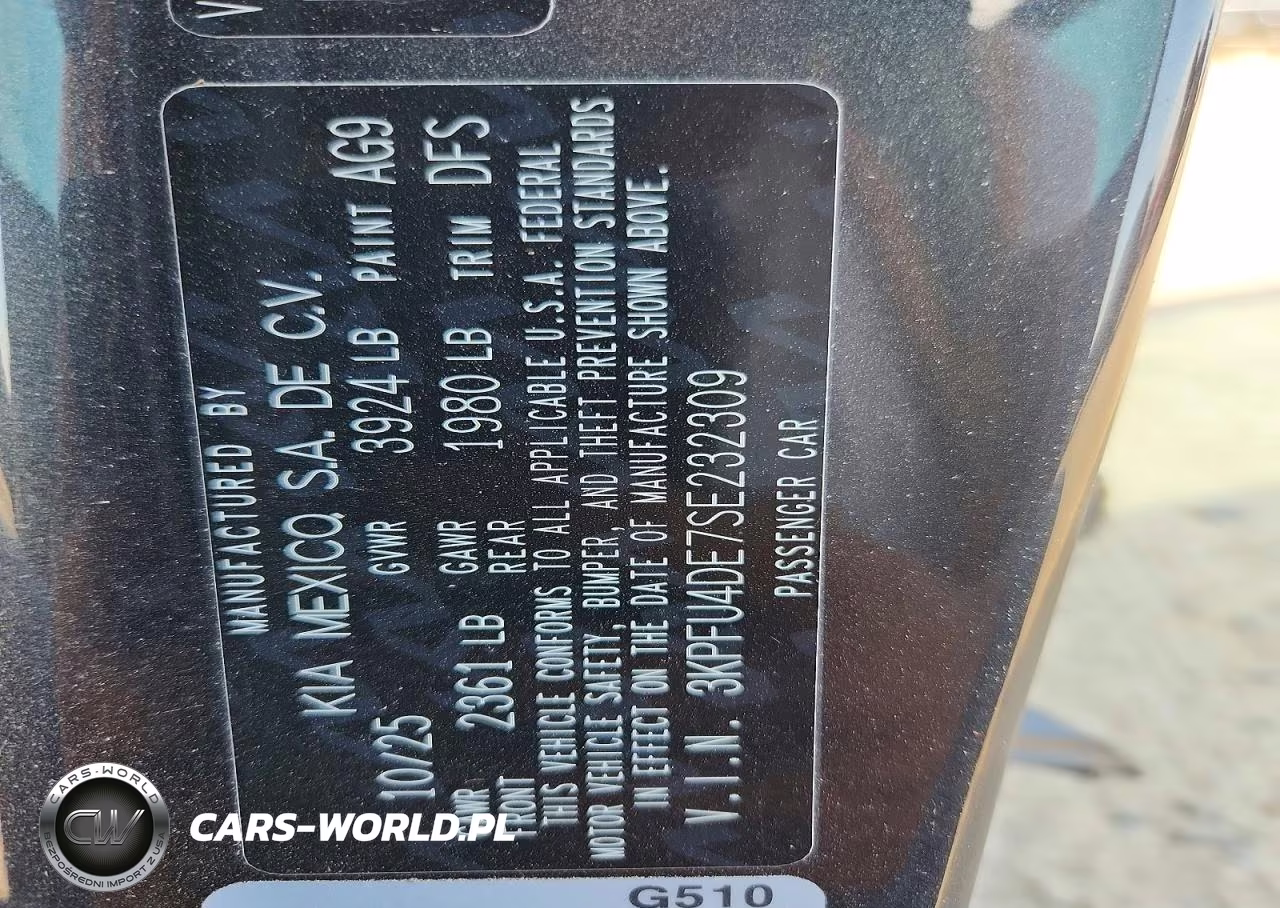 2025 Kia K4 Ex VIN:3KPFU4DE7SE232309 - 12
