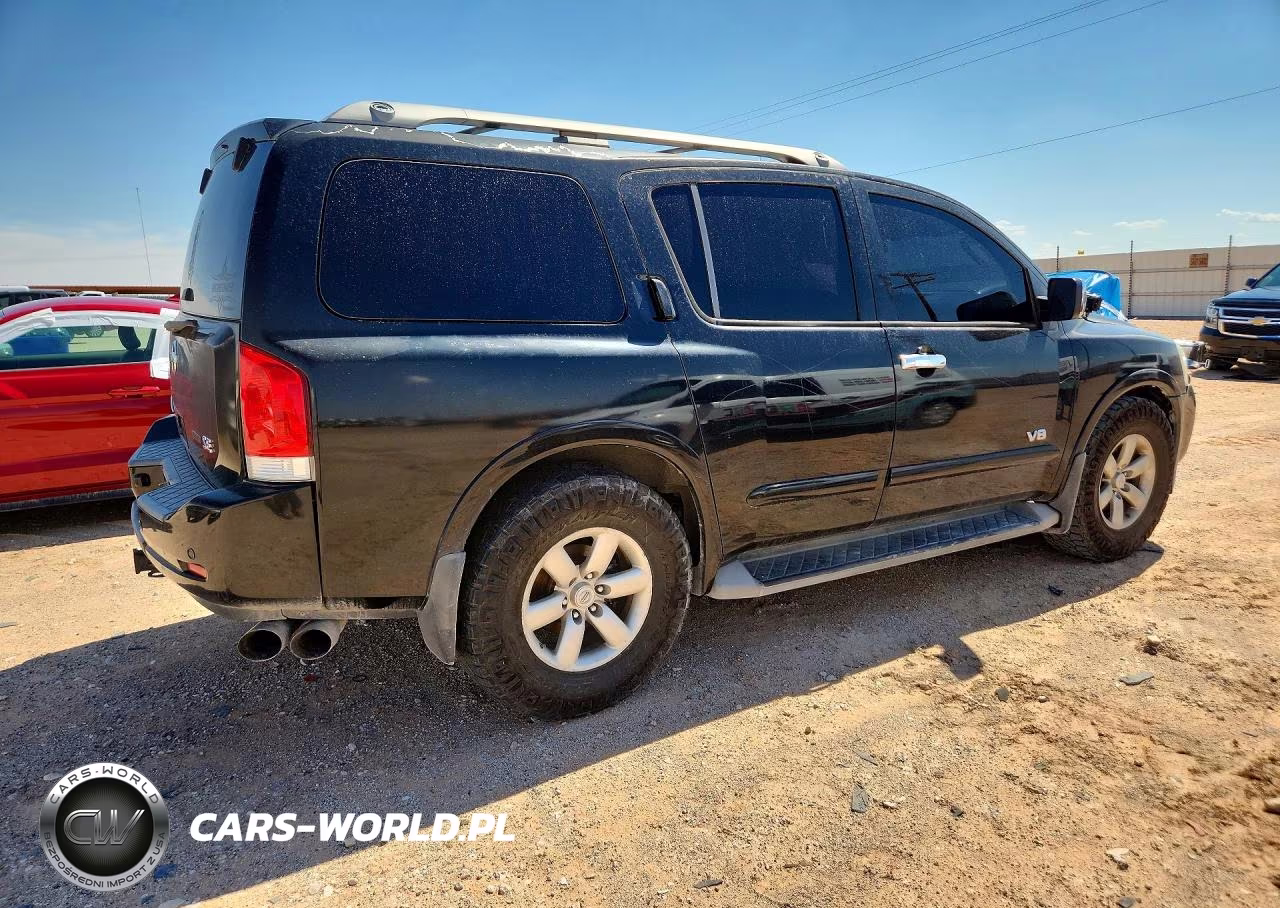 2008 Nissan Armada Se Ffv VIN:5N1BA08D88N633398 - 3