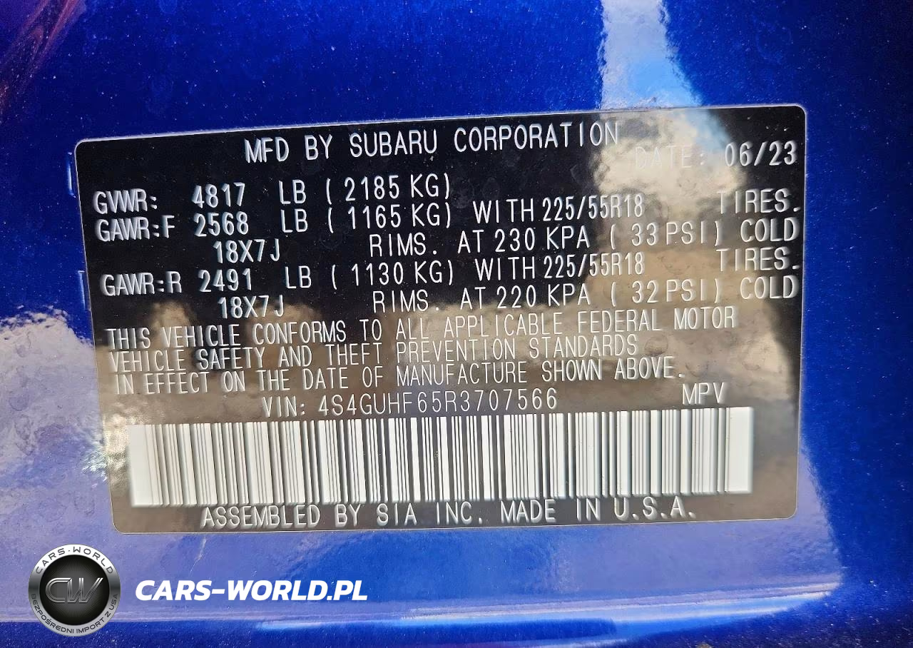 2024 Subaru Crosstrek Sport VIN:4S4GUHF65R3707566 - 14
