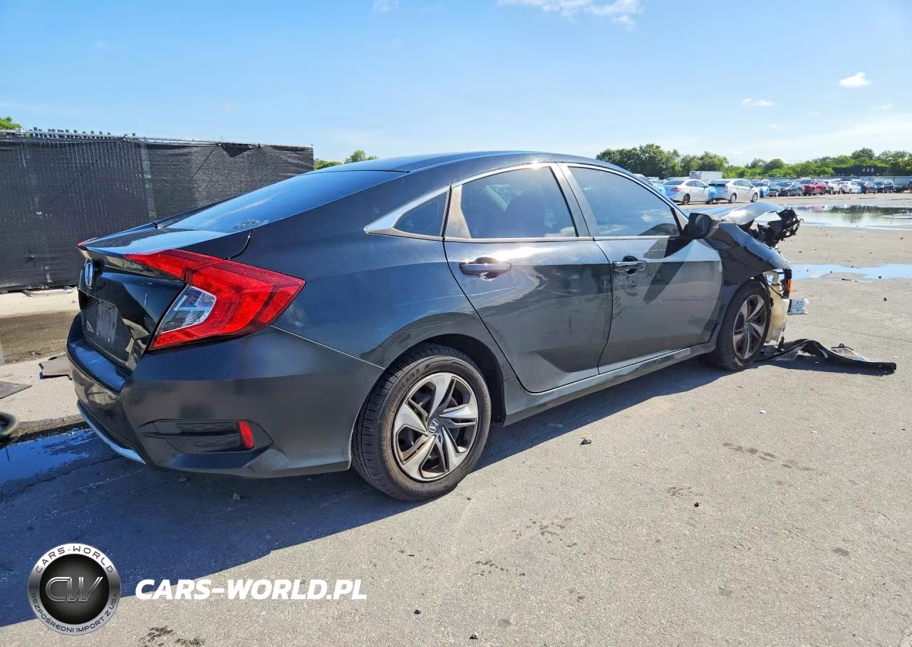 2019 Honda Civic Lx VIN:19XFC2F69KE011808 - 3