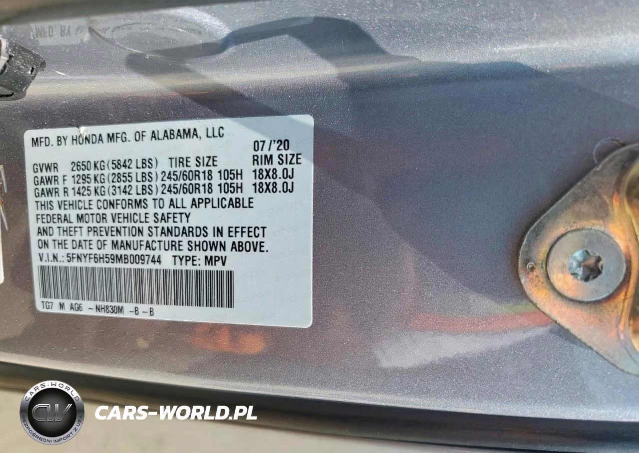 2021 Honda Pilot Exl VIN:5FNYF6H59MB009744 - 12