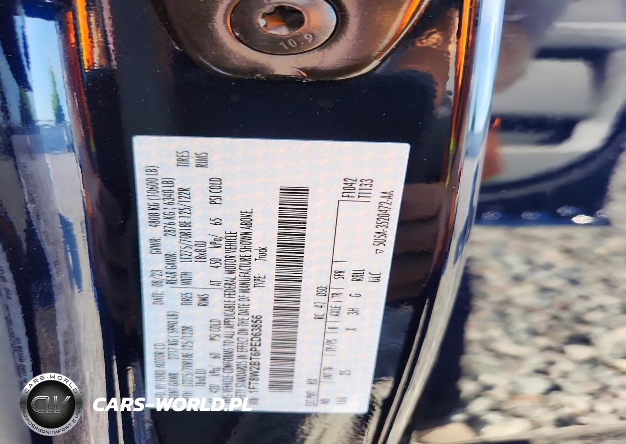 2023 Ford F250 Super Duty VIN:1FT8W2BT6PED63856 - 12
