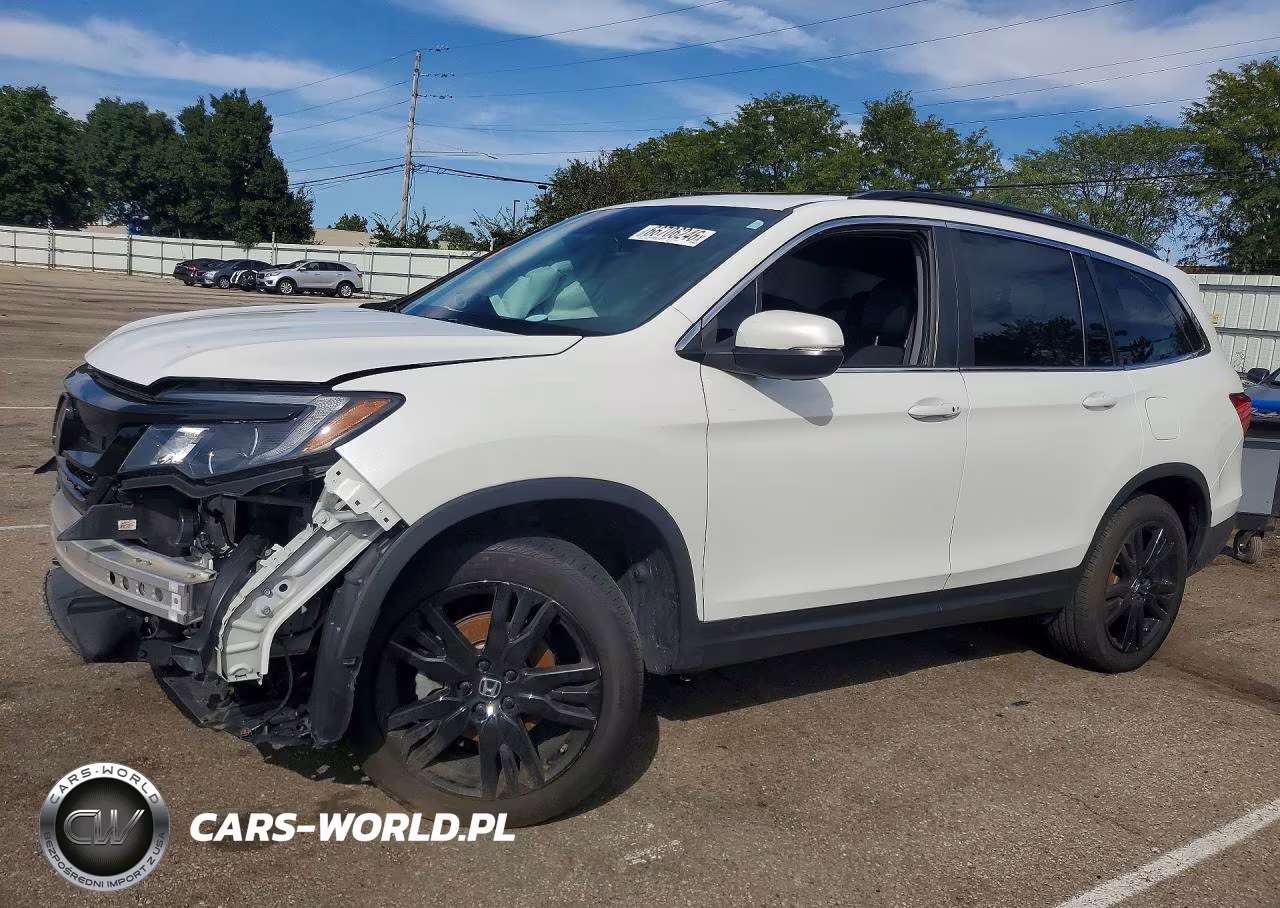 2021 Honda Pilot Se VIN:5FNYF6H28MB002547 - 1