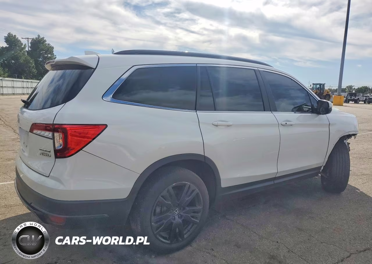 2021 Honda Pilot Se VIN:5FNYF6H28MB002547 - 3