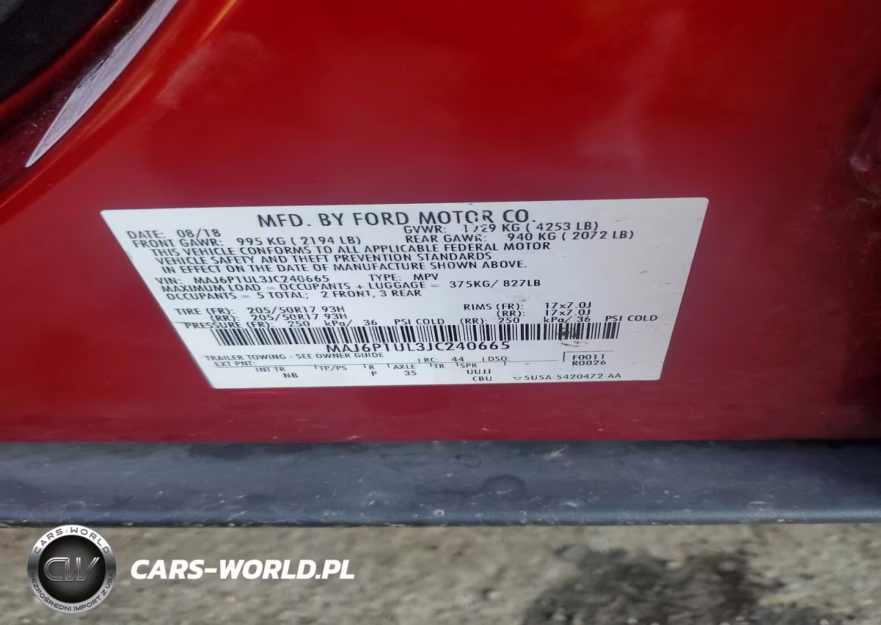 2018 Ford Ecosport Se VIN:MAJ6P1UL3JC240665 - 13