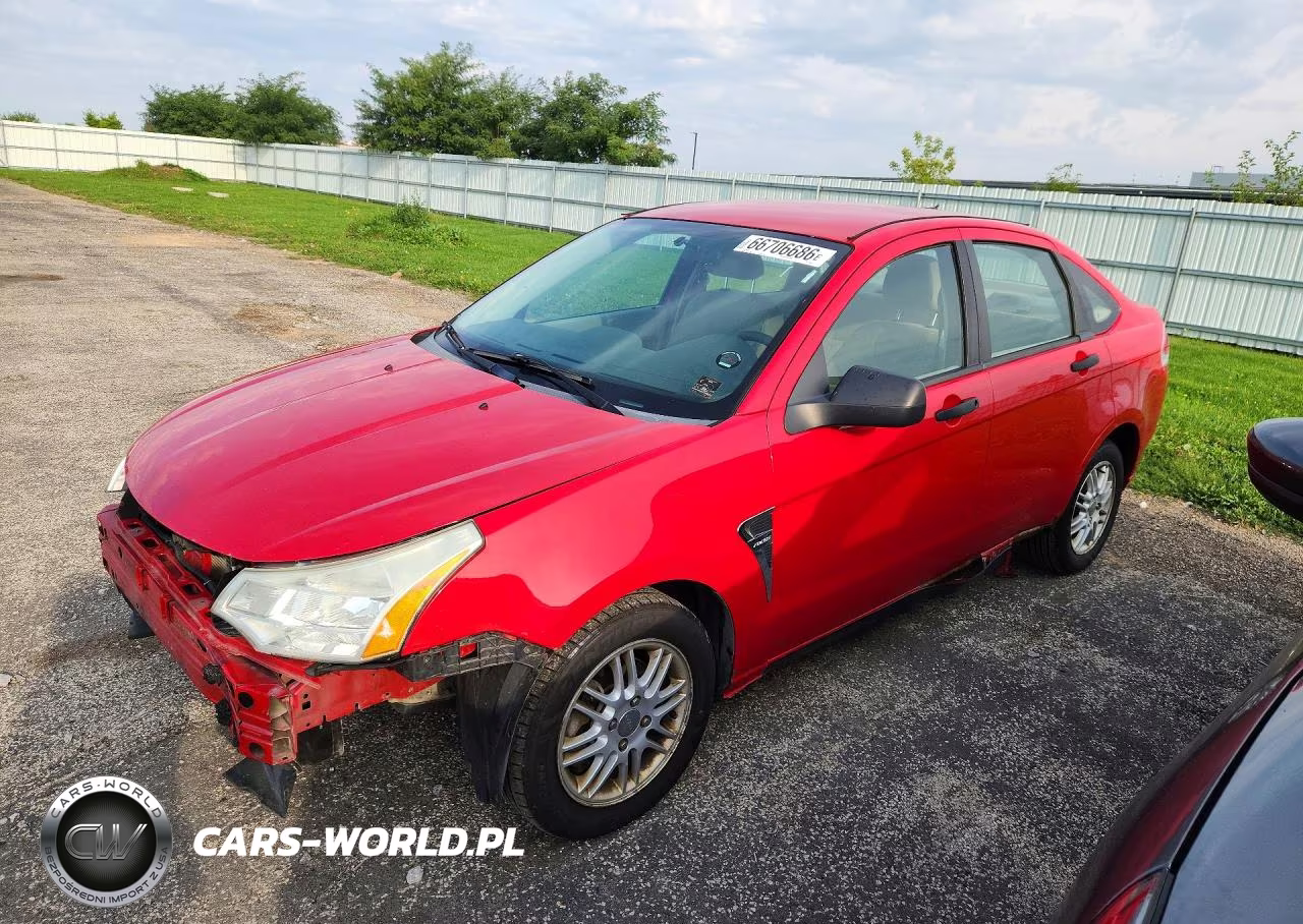 2008 Ford Focus Se VIN:1FAHP35N58W138555 - 1
