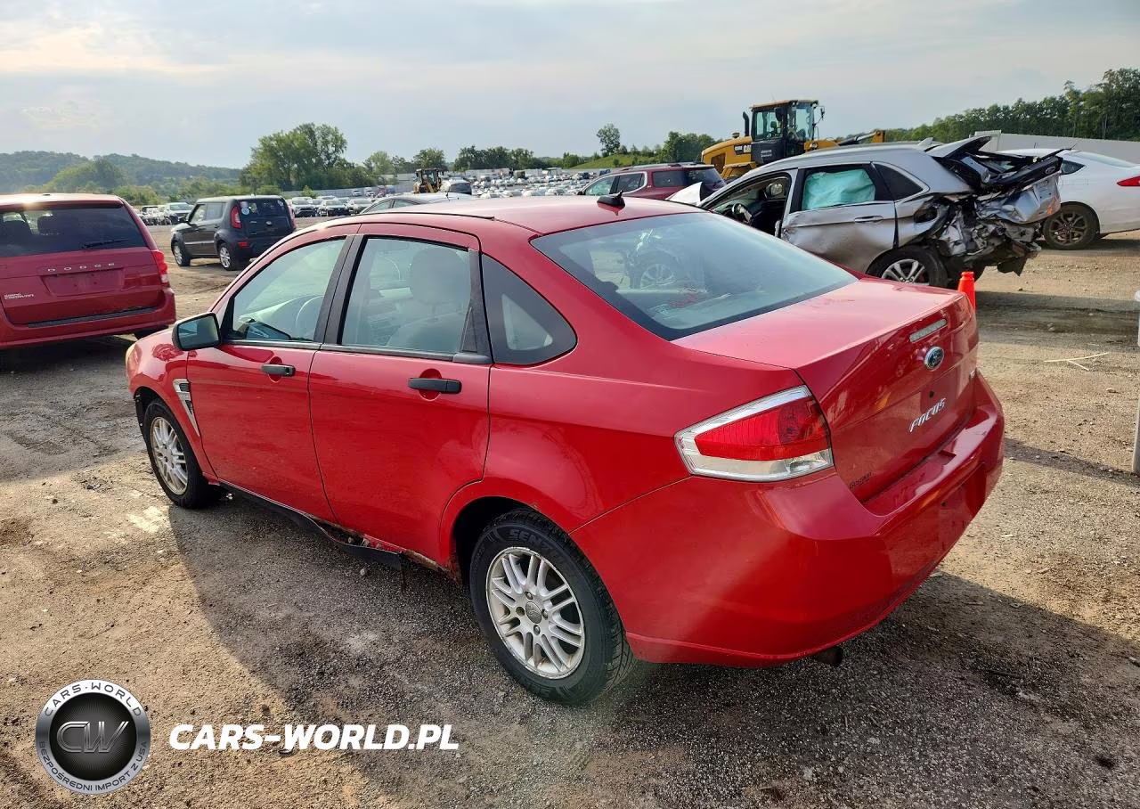 2008 Ford Focus Se VIN:1FAHP35N58W138555 - 2
