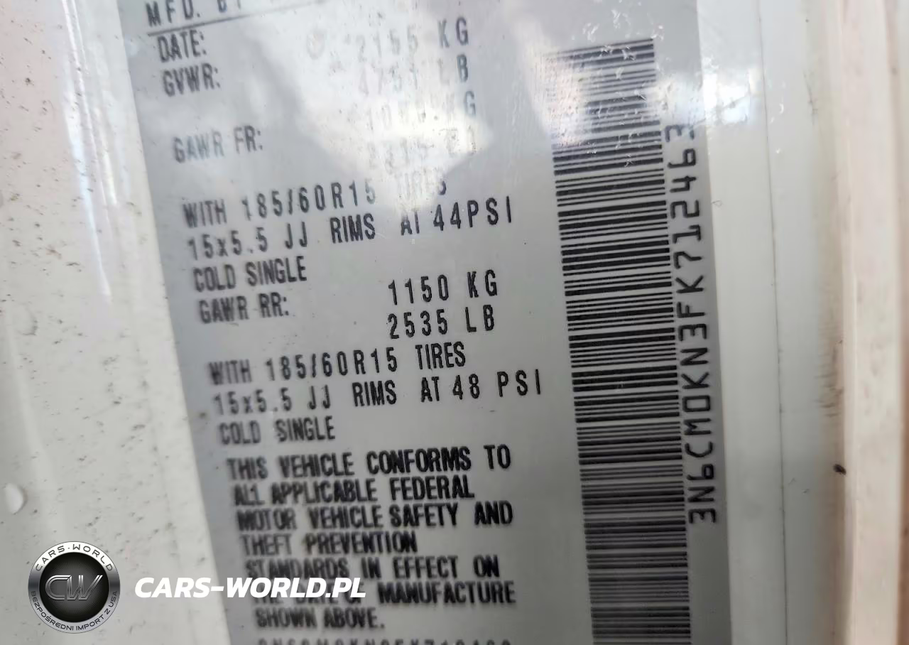 2015 Nissan Nv200 S VIN:3N6CM0KN3FK712463 - 12
