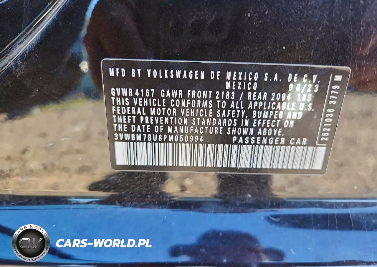 2023 Volkswagen Jetta Sport VIN:3VWBM7BU8PM050994 - 12