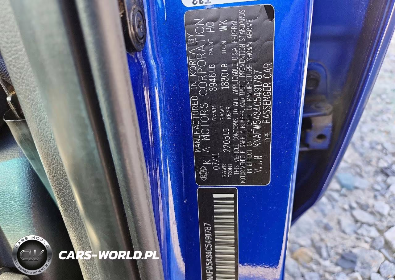 2012 Kia Forte Sx VIN:KNAFW5A34C5491787 - 12