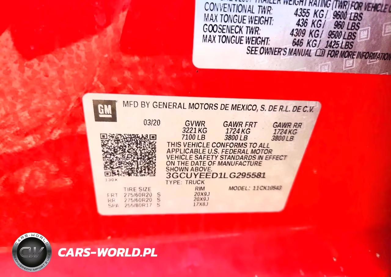 2020 Chevrolet Silverado K1500 Rst VIN:3GCUYEED1LG295581 - 12