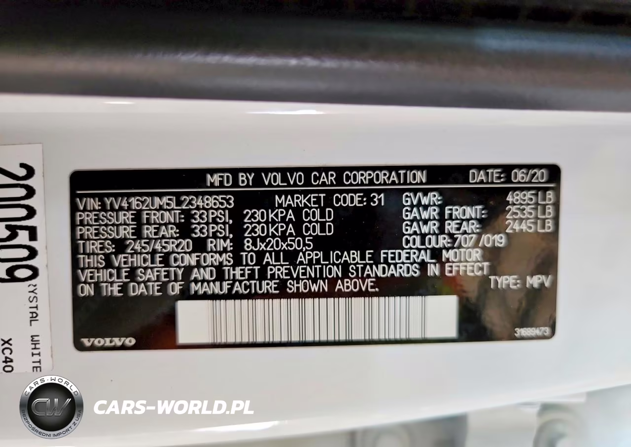 2020 Volvo Xc40 T5 R-Design VIN:YV4162UM5L2348653 - 12
