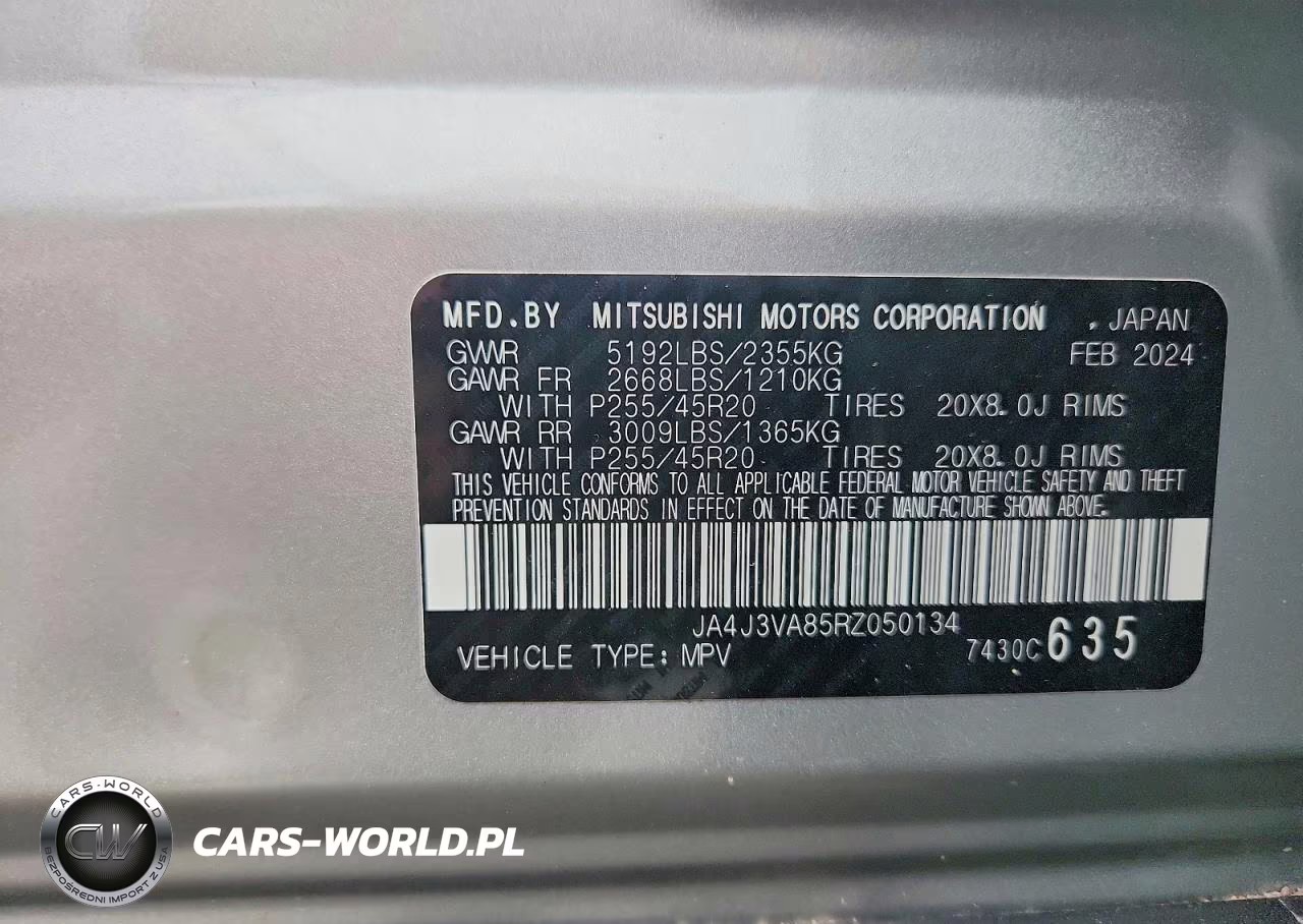 2024 Mitsubishi Outlander Se VIN:JA4J3VA85RZ050134 - 13