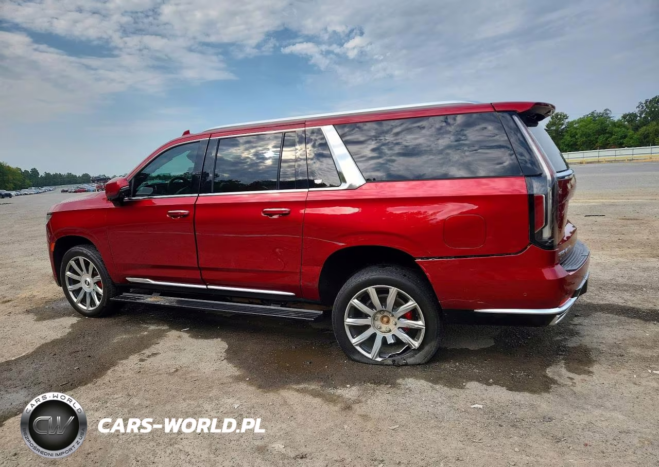 2022 Cadillac Escalade Esv Premium Luxury Platinum VIN:1GYS3MKL9NR237727 - 2