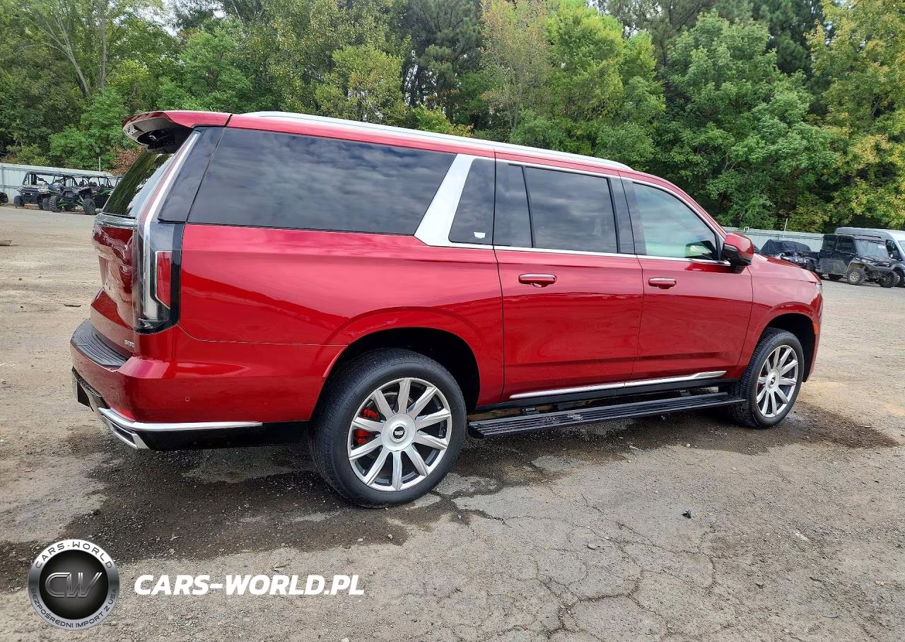 2022 Cadillac Escalade Esv Premium Luxury Platinum VIN:1GYS3MKL9NR237727 - 3