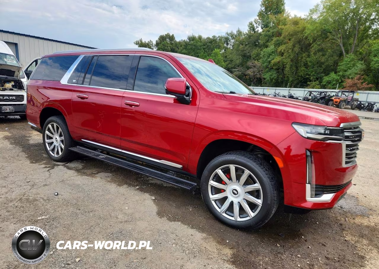 2022 Cadillac Escalade Esv Premium Luxury Platinum VIN:1GYS3MKL9NR237727 - 4
