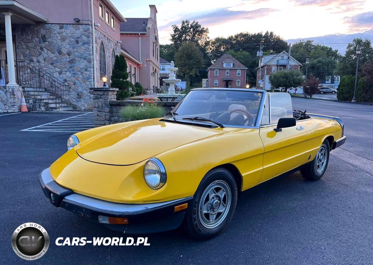 1983 Alfa Romeo Veloce 2000 Spider