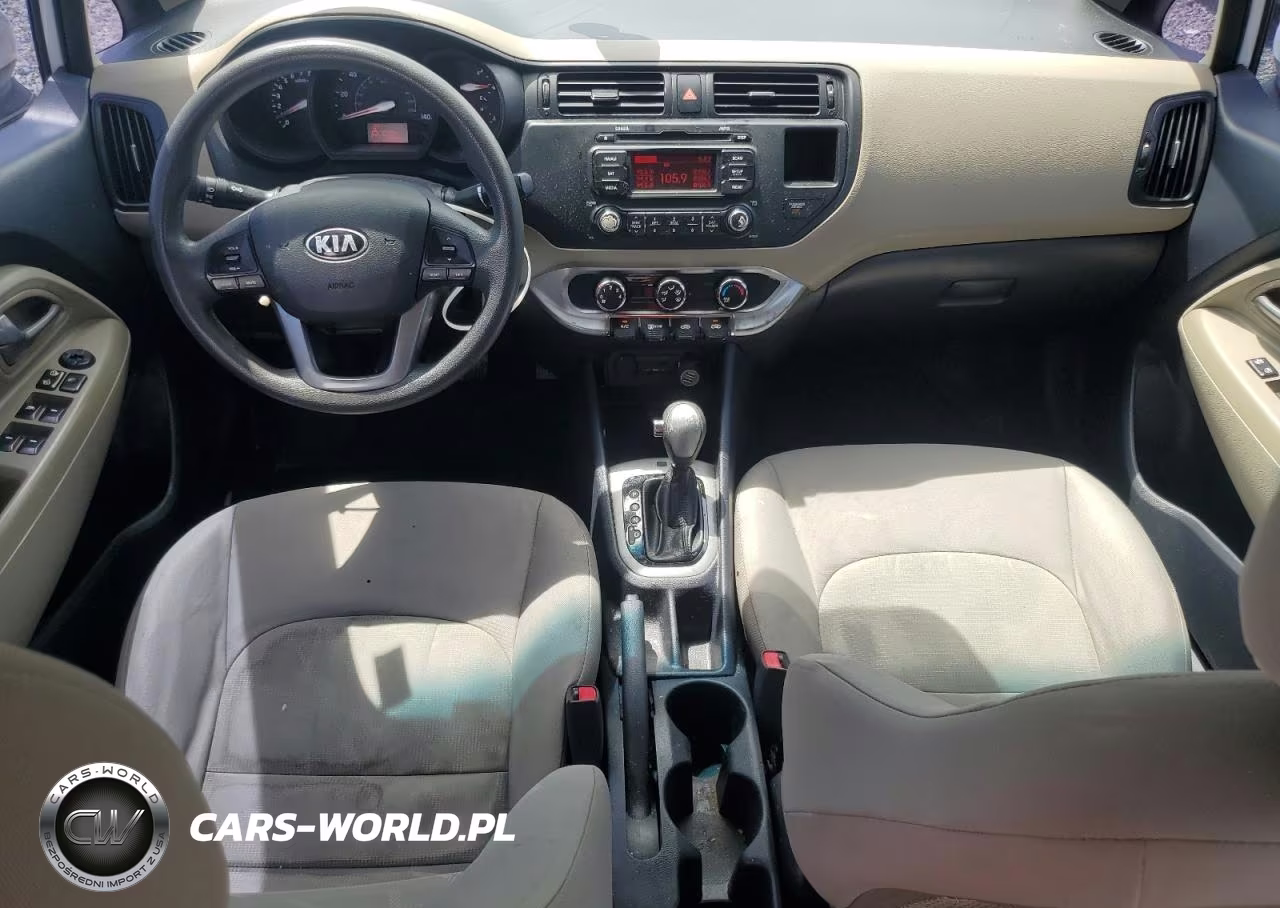 2014 Kia Rio Lx VIN:KNADM4A33E6364565 - 8