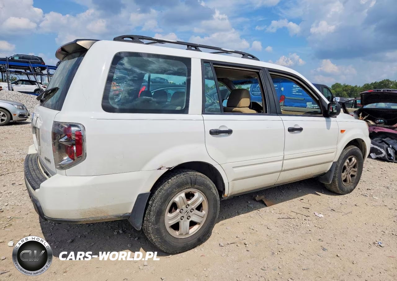 2007 Honda Pilot Lx VIN:2HKYF18187H521632 - 3