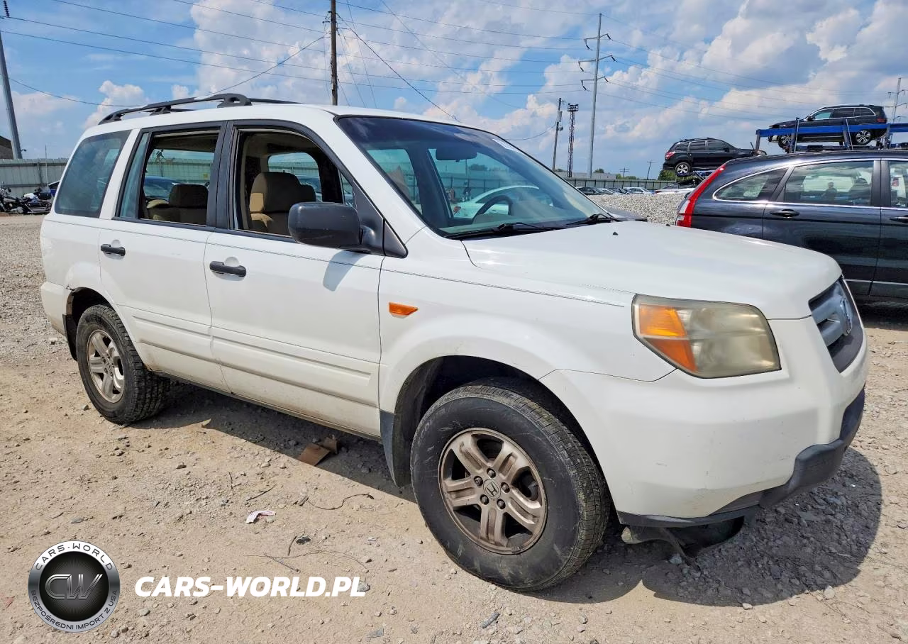2007 Honda Pilot Lx VIN:2HKYF18187H521632 - 4