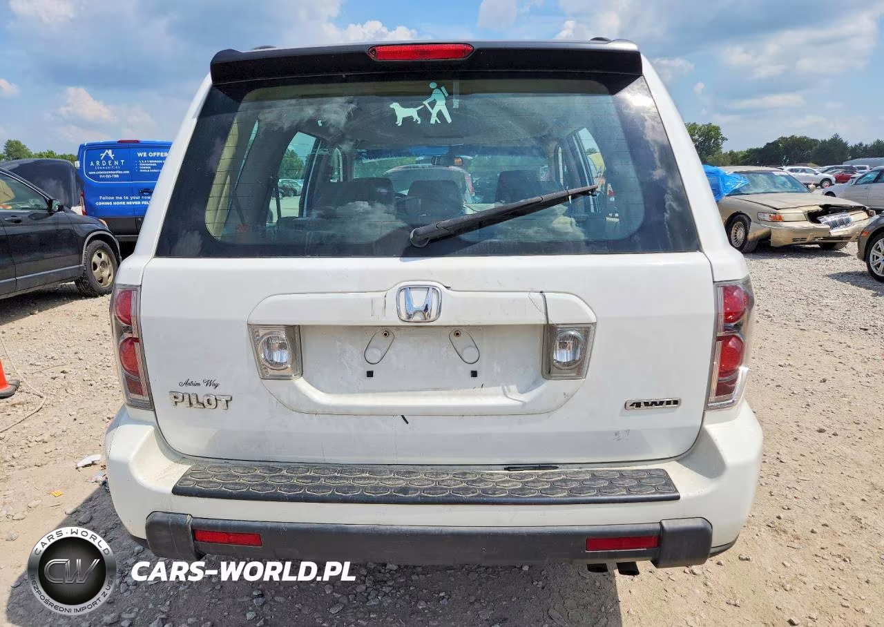 2007 Honda Pilot Lx VIN:2HKYF18187H521632 - 6