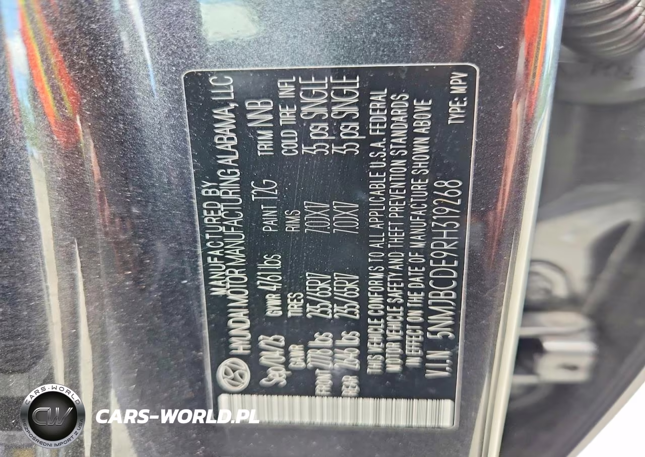 2024 Hyundai Tucson Sel VIN:5NMJBCDE9RH319268 - 14