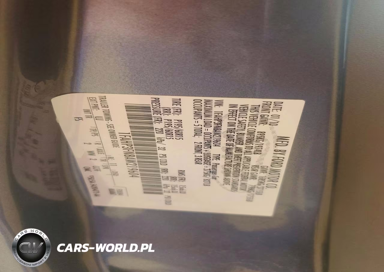 2010 Ford Focus Se VIN:1FAHP3FN8AW219604 - 12