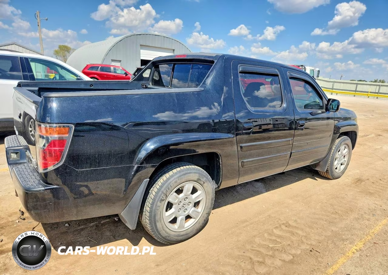 2007 Honda Ridgeline Rtl VIN:2HJYK16597H514632 - 3