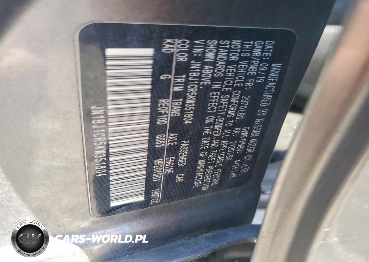 2019 Nissan Rogue Sport Sv VIN:JN1BJ1CR5KW351804 - 13