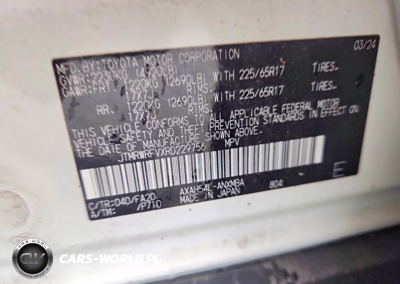 2024 Toyota Rav4 Hybrid Xle VIN:JTMRWRFVXRD229756 - 12
