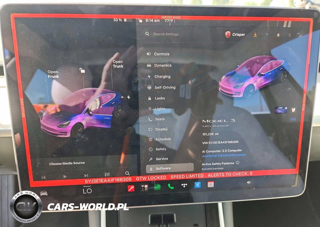 2018 Tesla Model 3 VIN:5YJ3E1EA4JF166305 - 9