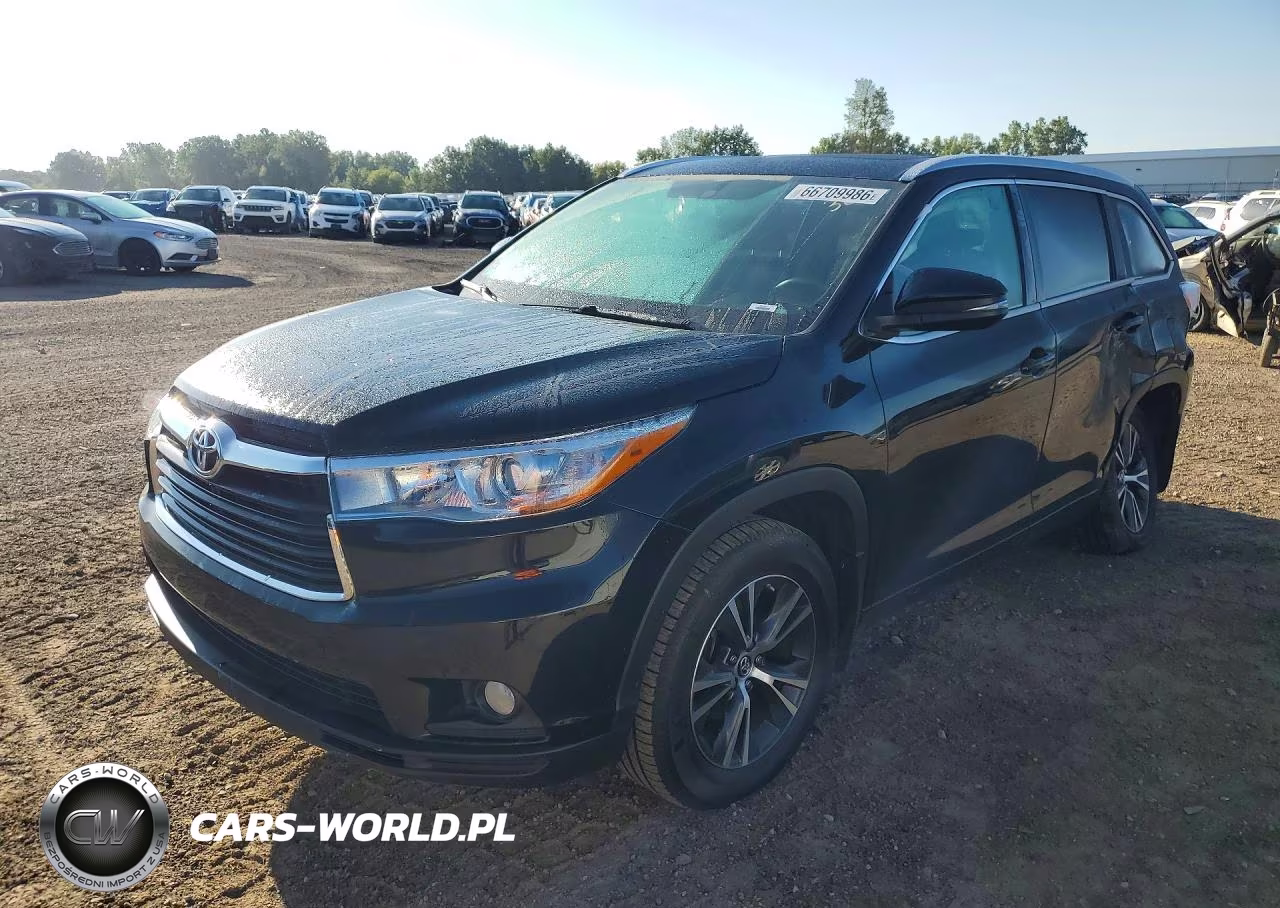 2016 Toyota Highlander Base VIN:5TDJKRFH6GS309737 - 1