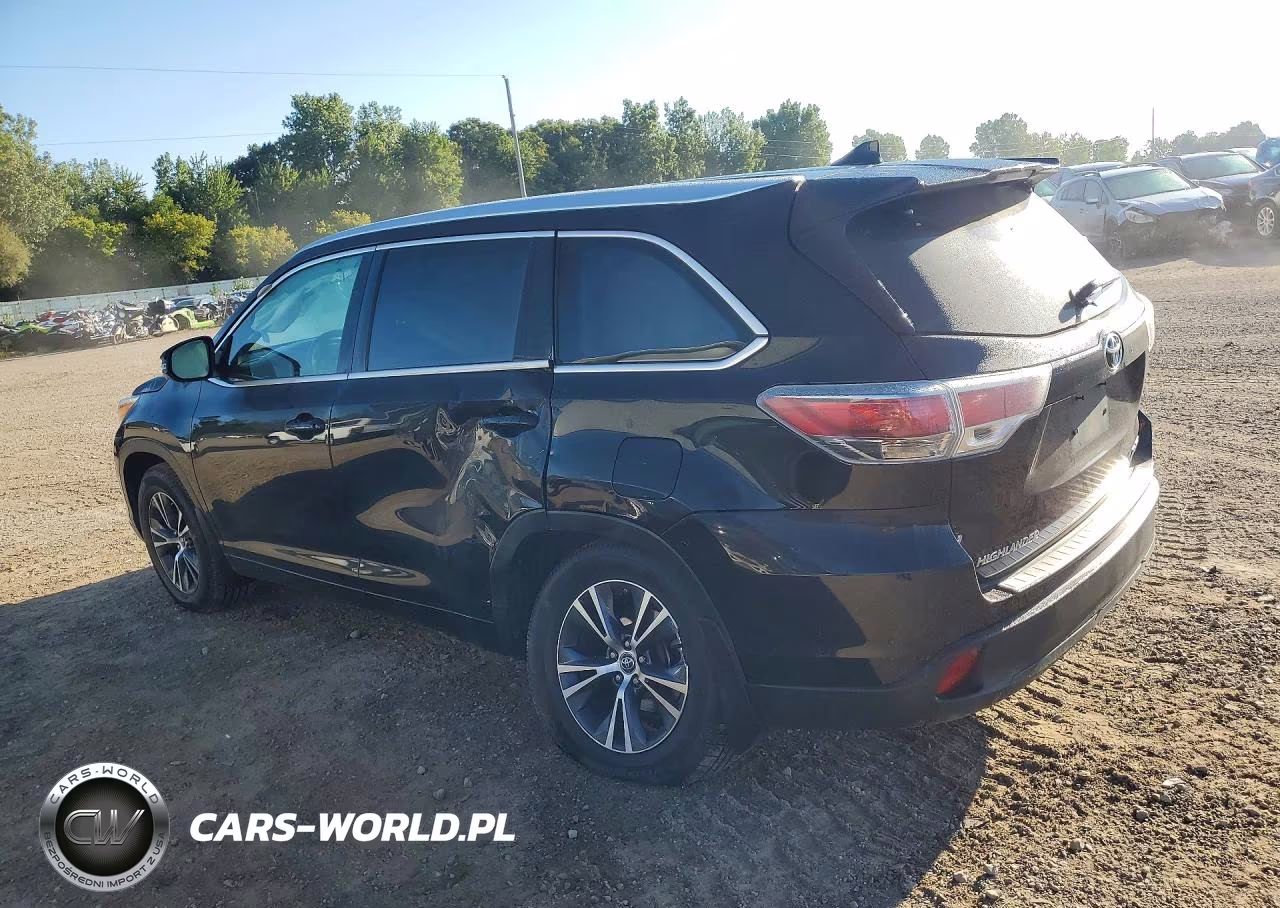 2016 Toyota Highlander Base VIN:5TDJKRFH6GS309737 - 2