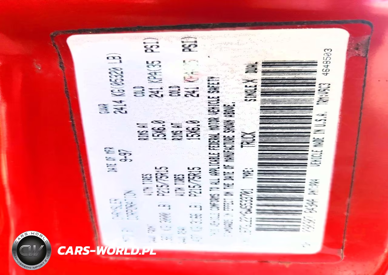 1998 Dodge Dakota VIN:1B7GL22Y6WS533701 - 12