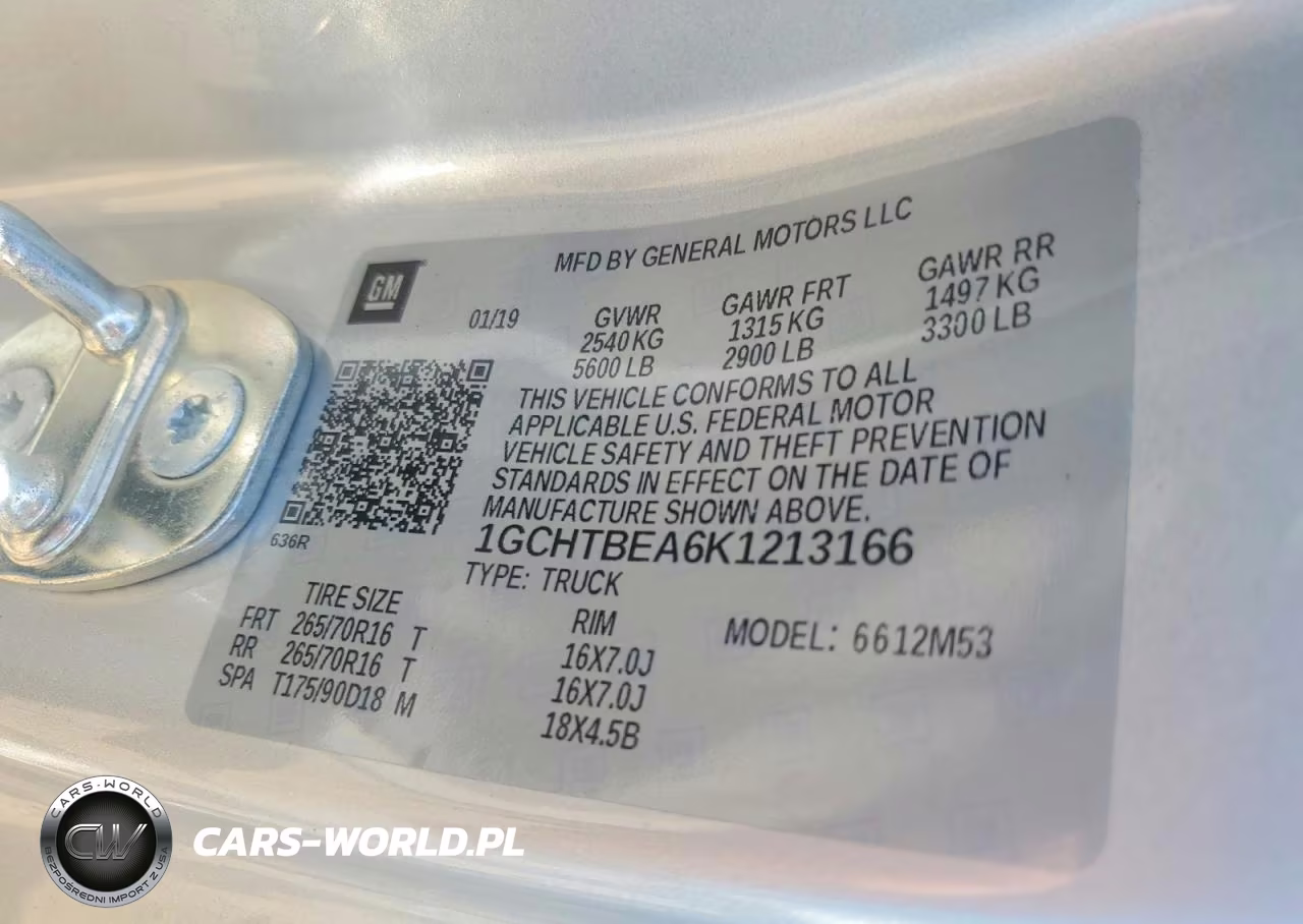 2019 Chevrolet Colorado VIN:1GCHTBEA6K1213166 - 12