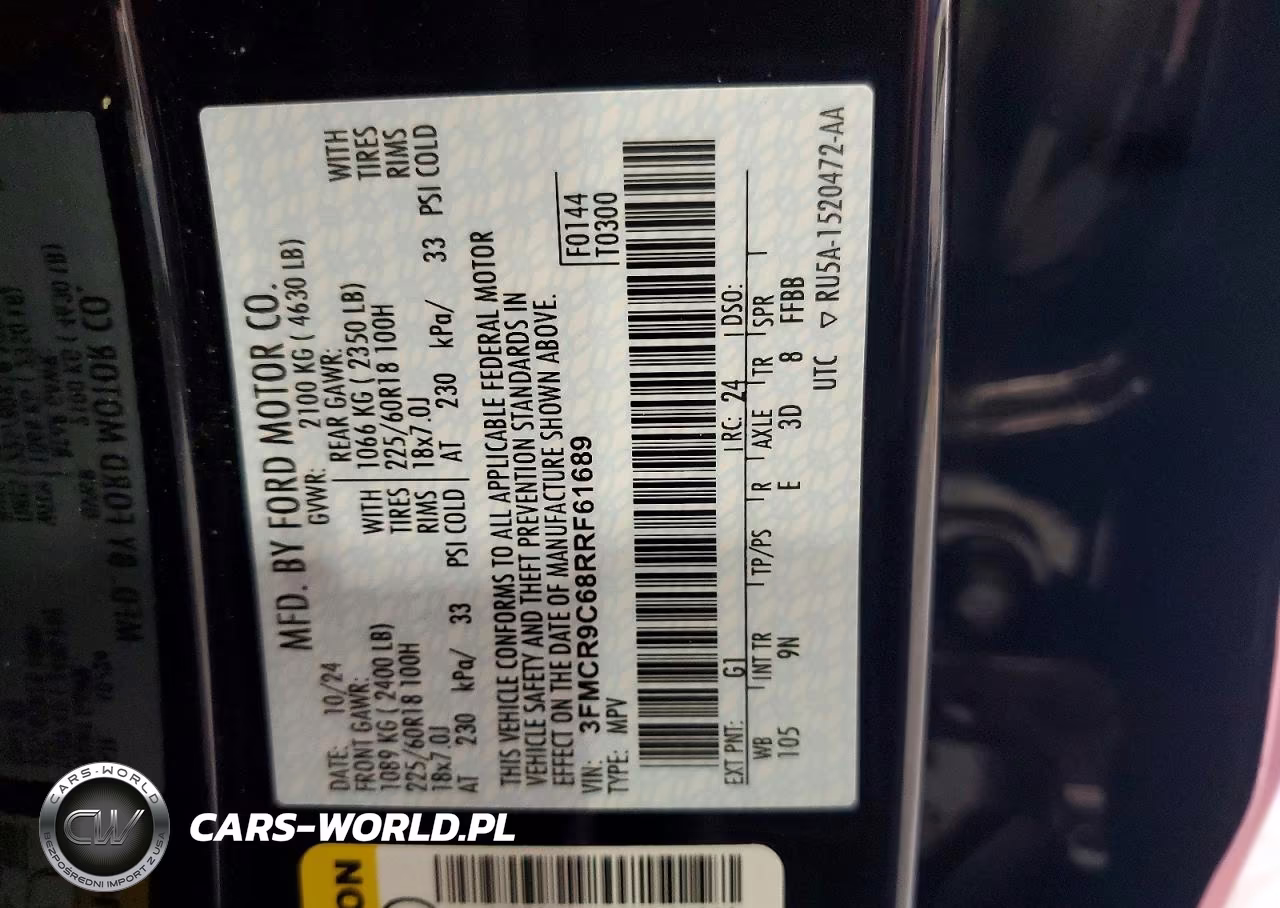 2024 Ford Bronco Sport Outer Banks VIN:3FMCR9C68RRF61689 - 12