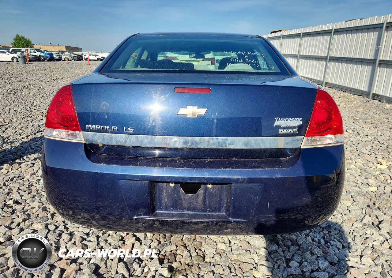 2008 Chevrolet Impala Ls VIN:2G1WB58K381310806 - 6