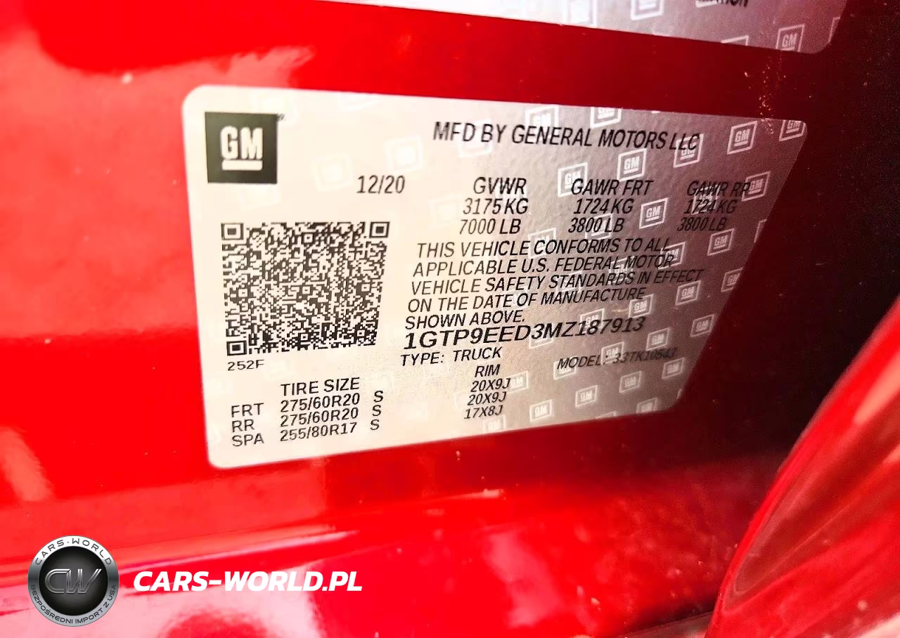 2021 GMC Sierra K1500 At4 VIN:1GTP9EED3MZ187913 - 12