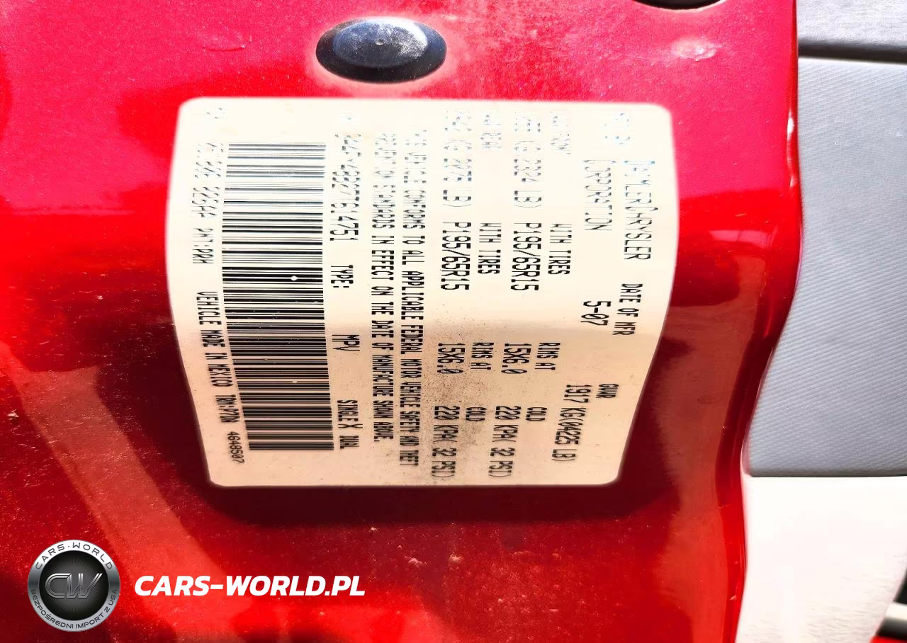 2007 Chrysler Pt Cruiser VIN:3A4FY48B27T614751 - 14