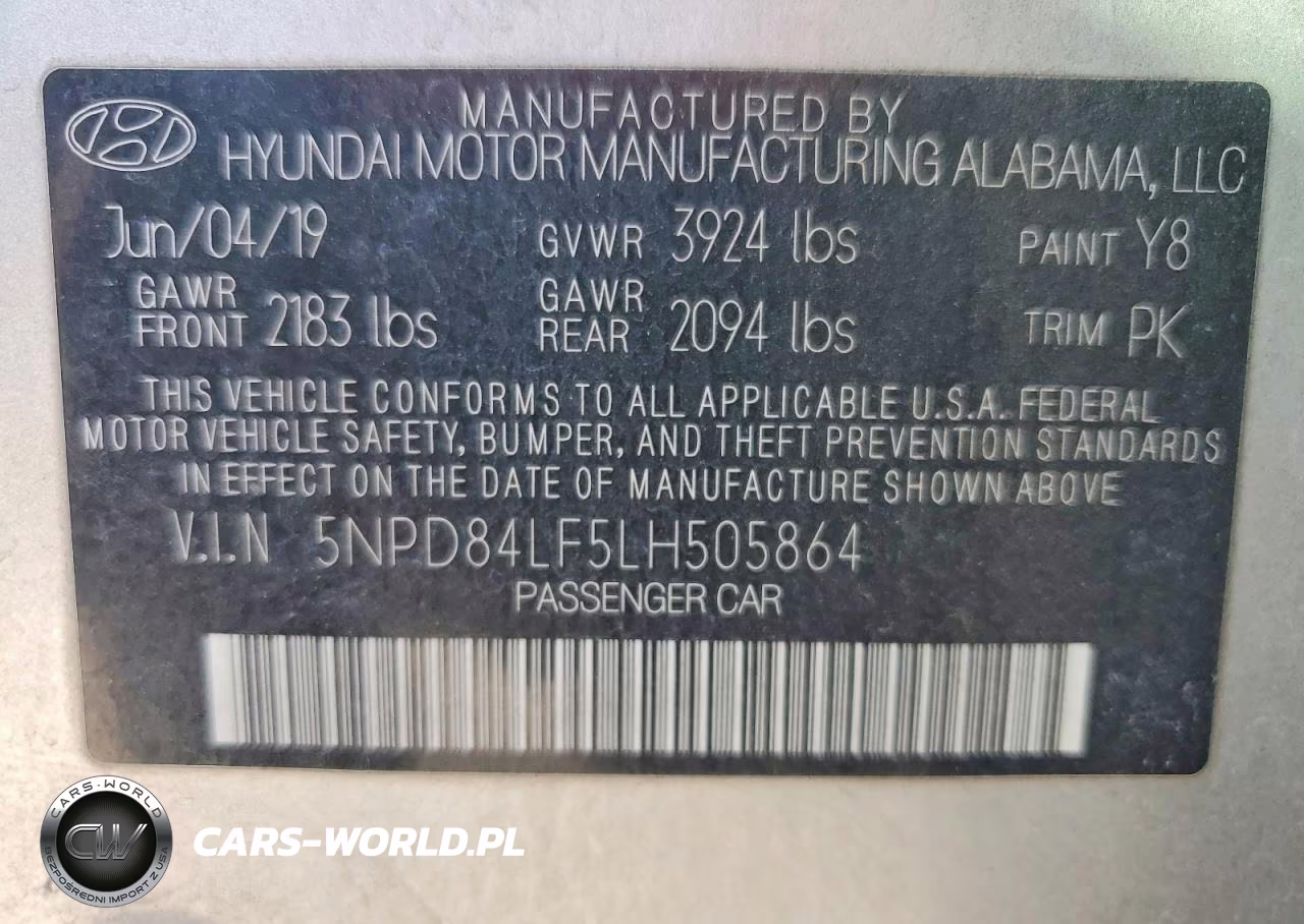 2020 Hyundai Elantra Sel VIN:5NPD84LF5LH505864 - 13