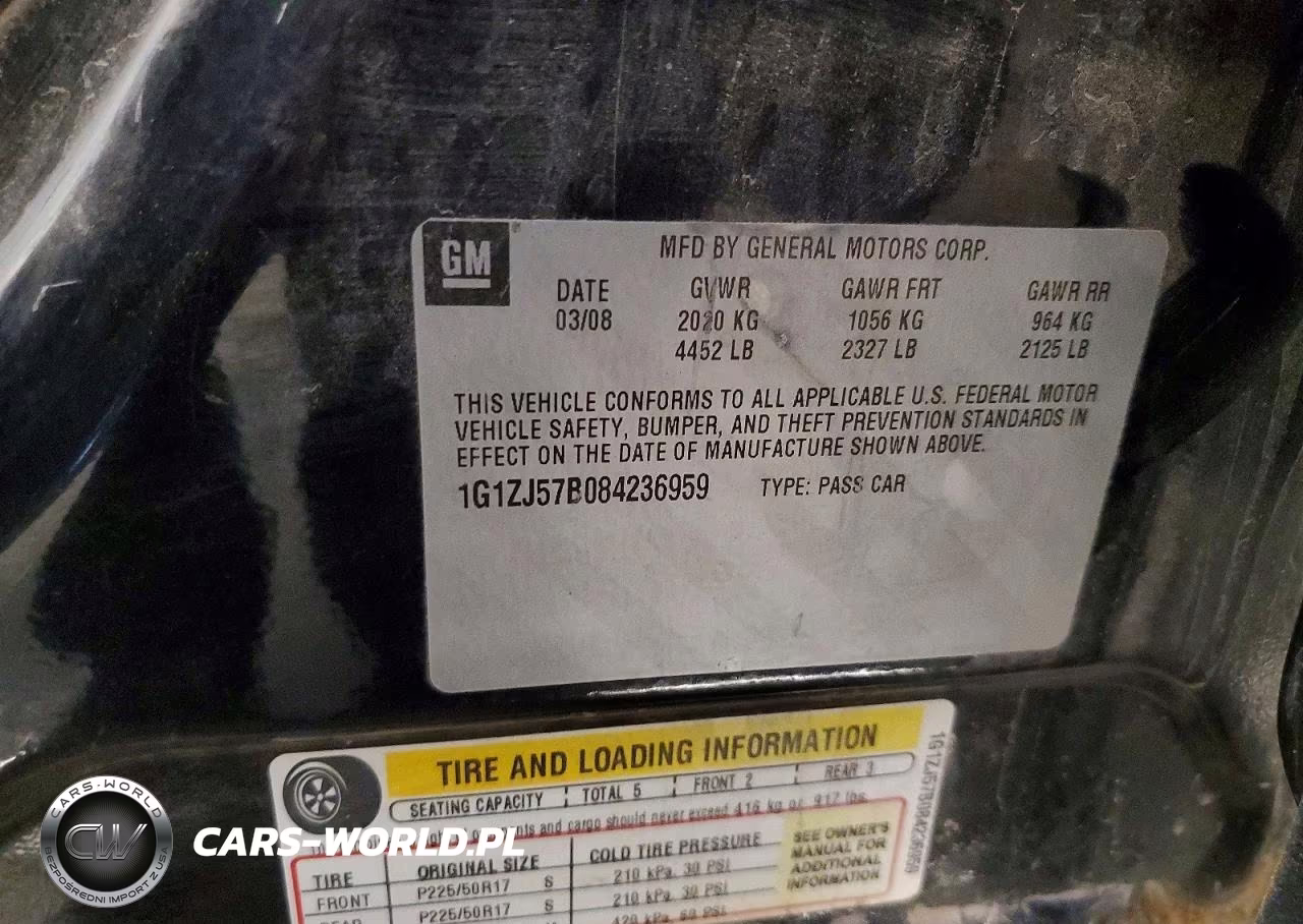 2008 Chevrolet Malibu 2Lt VIN:1G1ZJ57B084236959 - 12