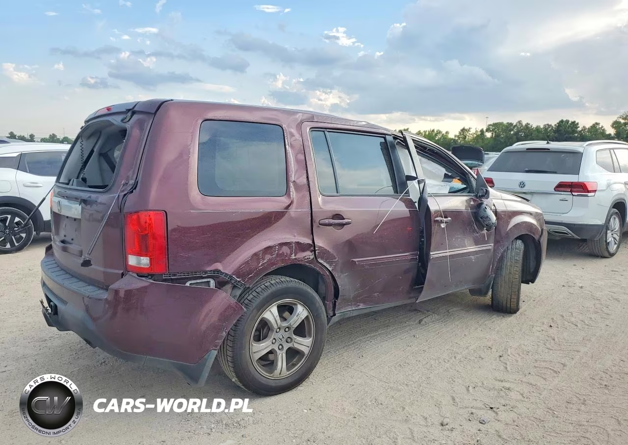 2012 Honda Pilot Exl VIN:5FNYF3H58CB031375 - 3