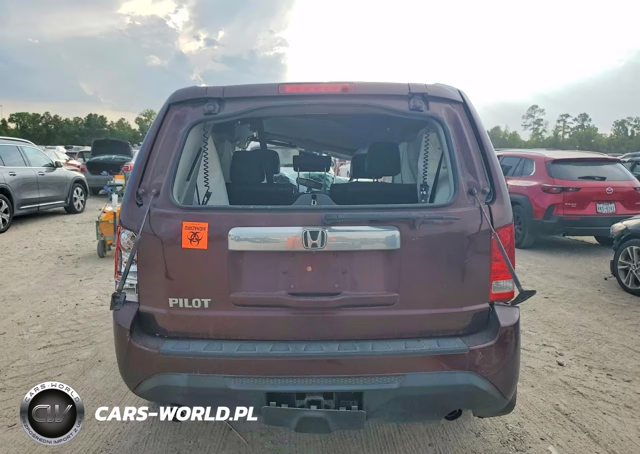 2012 Honda Pilot Exl VIN:5FNYF3H58CB031375 - 6