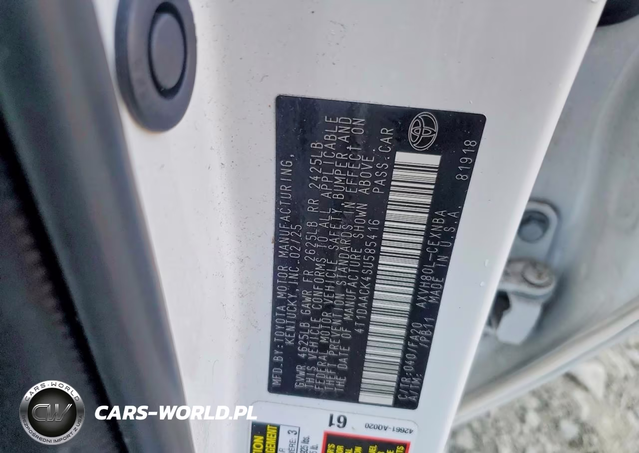 2025 Toyota Camry Le VIN:4T1DAACK4SU585416 - 13