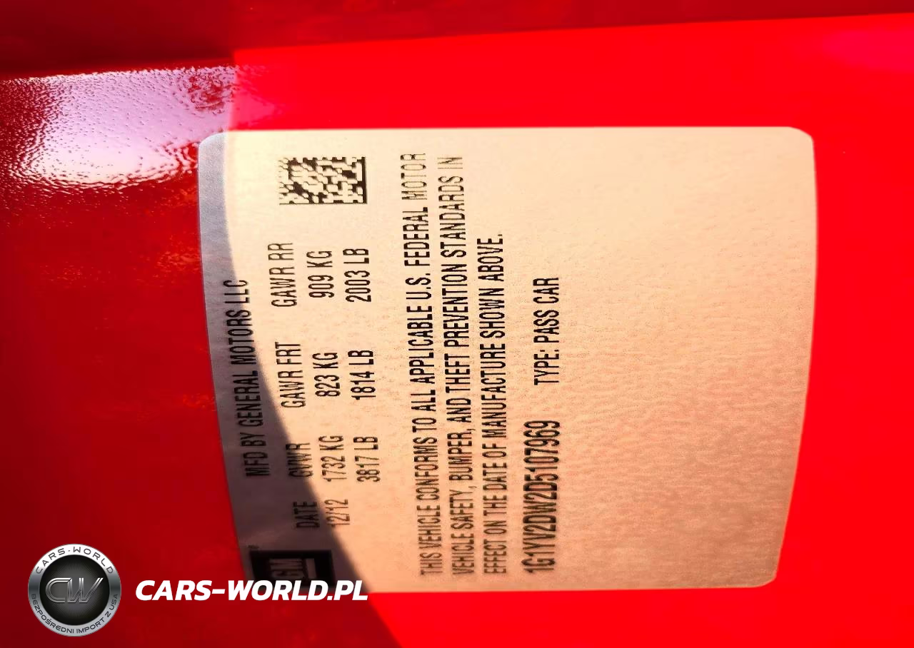 2013 Chevrolet Corvette Grand Sport VIN:1G1YV2DW2D5107969 - 13