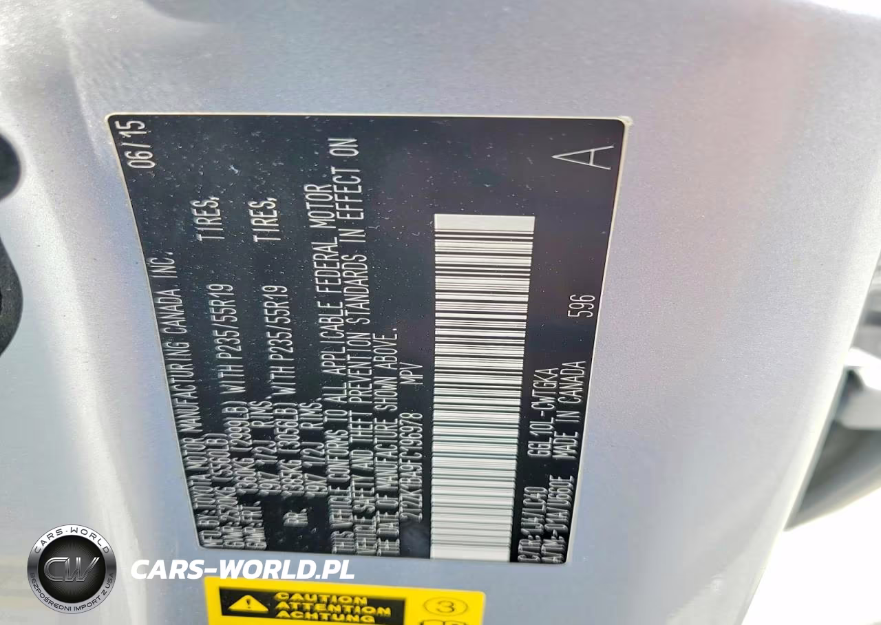 2015 Lexus Rx 350 Base VIN:2T2ZK1BA9FC196978 - 13