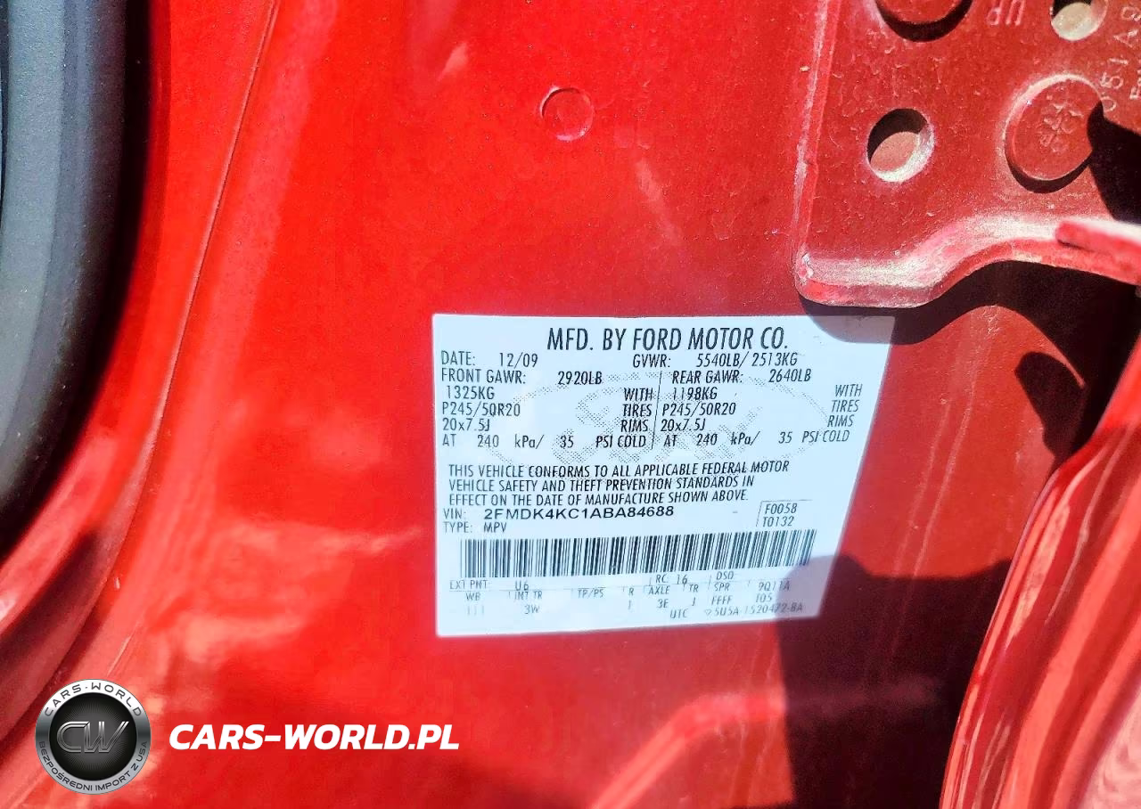 2010 Ford Edge Limited VIN:2FMDK4KC1ABA84688 - 14